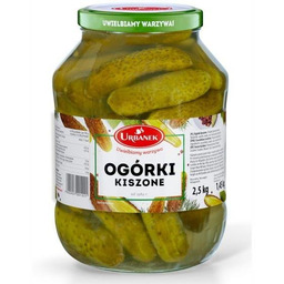 Urbanek ogórki kiszone pasteryzowane 2,5kg