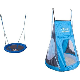 Hudora Cosy Castle Namiot do Huśtawki Ogrodowej, Niebieski,