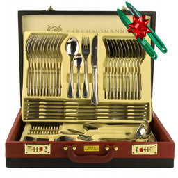 Sztućce Zestaw Sztućców na 12 osob 72el