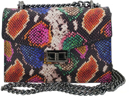 Barberinis Torebka z motywem skóry węża - Wielokolorowa