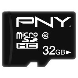 PNY Karta pamięci MicroSDHC 32GB P-SDU32G10PPL-GE