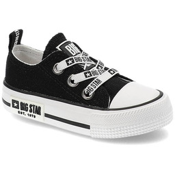 Big Star Czarne Trampki Materiałowe Dziecięce Buty Wsuwane