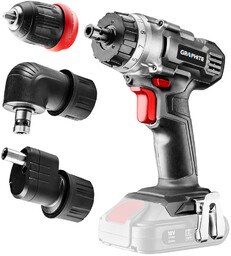Wiertarko-wkrętarka akumulatorowa Energy+ 18V, zdejmowany uchwyt 10 mm,