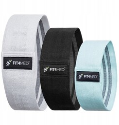 Fit4med, gumy oporowe do ćwiczeń, 3 szt.