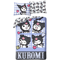 Pościel dziecięca Hello Kitty Kuromi 140 x 200