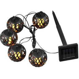 SASKA GARDEN Lampa solarna Kule ogniowe 1032122