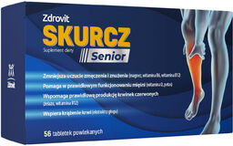 Zdrovit Skurcz Senior, 56 tabletek powlekanych