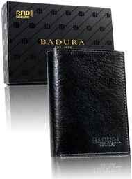 BADURA portfel męski skórzany ochrona RFID 99054