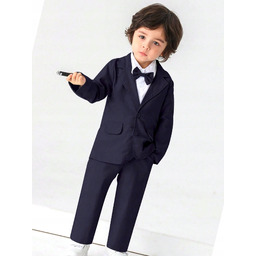 Garnitur Chłopięcy Stylowy Navy Niemowlęcy 74