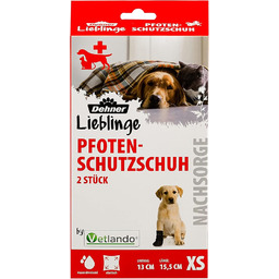 Dehner Lieblinge neoprenowe/winylowe buty ochronne dla psów czarne
