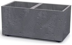 PROSPERPLAST Donica Sierra Square Beton Effect DSI800E Marengo