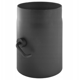 Szyber Kominowy z Blokadą Darco fi 120mm Czarny