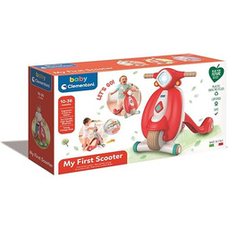 Clementoni 17406 Baby Mój Pierwszy Skuter dla Dziecka