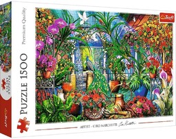 Trefl PUZZLE 1500 TAJEMNICZY OGRóD TREFL