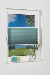 K-home Klemmfix roleta plisowana, petrol, 70 cm x