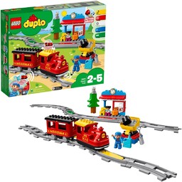 LEGO DUPLO, klocki Pociąg parowy, 10874