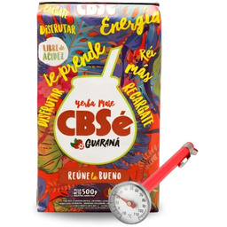 Yerba Mate CBSe Energia Guarana + Termometr