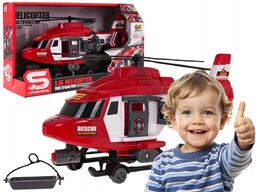 interaktywny ŚMIGŁOWIEC RATUNKOWY zabawka dla dzieci światła DŹWIĘKI