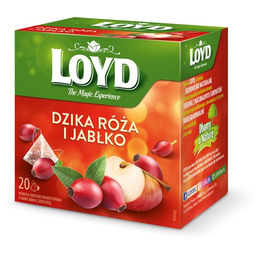 Herbata Loyd Dzika róża i jabłko 20x2g