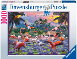 Ravensburger, puzzle, Flamingi, 1000 el.