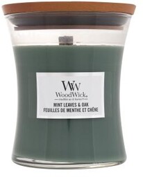 WoodWick Mint Leaves & Oak świeczka zapachowa 275