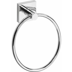 SAPHO XQ406 X-Square wieszak na ręczniki okrąg, srebrny