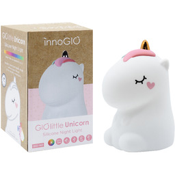 Lampka Nocna Silikonowa Gio Little Unicorn Jednorożec Innogio