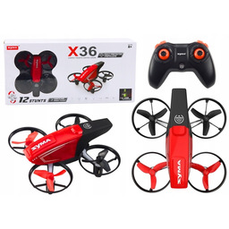 Zdalnie Sterowany Dron Rc X36 Syma Czerwony
