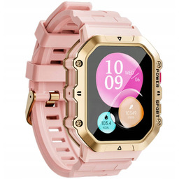 Smartwatch Rubicon RNCF28 Różowe Złoto Rozmowy Puls Tętno