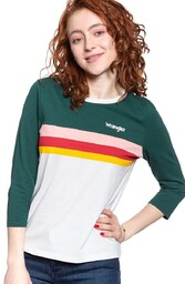 Damski longsleeve Wrangler RAINBOW TEE S