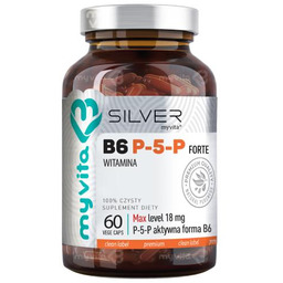 MyVita SILVER Witamina B6 P-5-P Forte, 60 kaps.