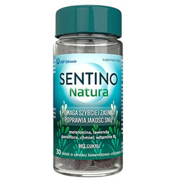 SENTINO NATURA, żelki z melatoniną, wyciągiem z passiflory,