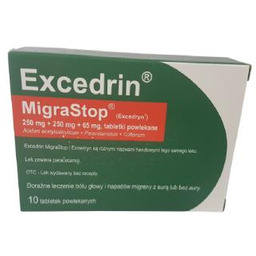 EXCEDRIN MigraStop, 10 tabletek Delfarma
