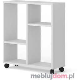 Stolik kawowy - pomocniczy - ROLLO 2 Biały