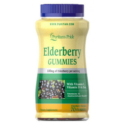 Elderberry Gummies with Vitamin C Puritan''s Pride 70