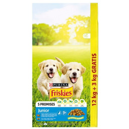 Friskies junior karma sucha szczeniąt 12+3kg 3204 friskies