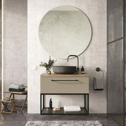 UMYWALKA ELITA LORCA 42x42 BLAT, CERAM ANTHRACITE MATT