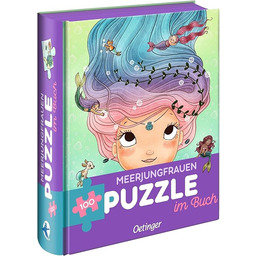 Meerjungfrauen. Puzzle im Buch. 100 Teile