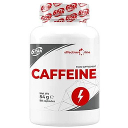 6Pak Nutrition Caffeine, 90 kaps.