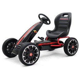 MILLY MALLY Gokart na pedały Abarth Czarny