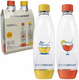 Butelki Do Saturatora Sodastream Fuse 2x1L Kolorowe Zestaw
