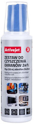 Activejet Zestaw do czyszczenia ekranów 2w1