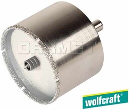 WOLFCRAFT Otwornica diamentowa "Ceramic" 22 mm z trzpieniem