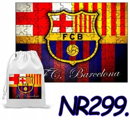 PUZZLE 70 EL. UKŁADANKA BARCELONA PIŁKA NOŻNA PREZENT+
