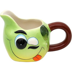 Dekohelden24 Ceramiczny dzbanek na mleko/dzbanek do śmietany jako