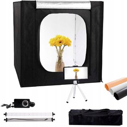 Stół Namiot Bezcieniowy Fotograficzny Do Zdjęć Produktowych 80x80x80cm