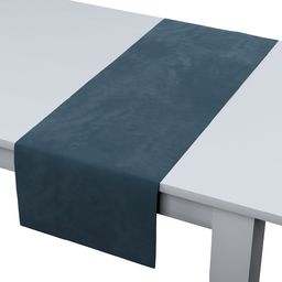 Bieżnik prostokątny, pruski błękit, 40 x 130 cm,