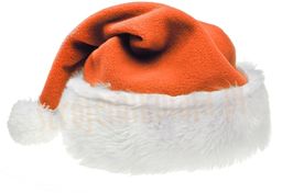 Czapka Mikołaja pomarańczowa
