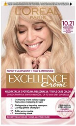 Loreal Excellence Creme Krem koloryzujący 10.21 bardzo jasny