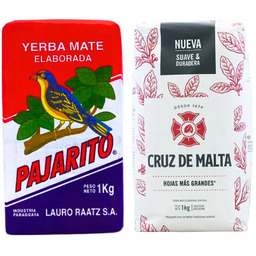 Yerba Mate Pajarito Elaborada + Cruz de Malta